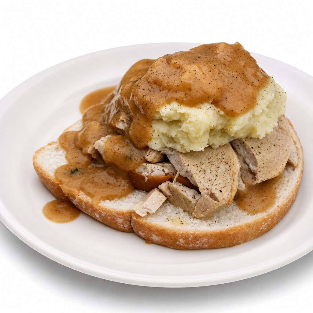 Open Faced Turkey.