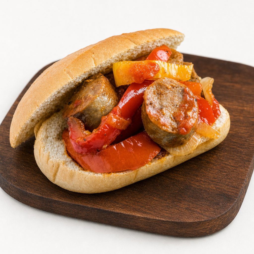 Italian Sausage Hoagie.