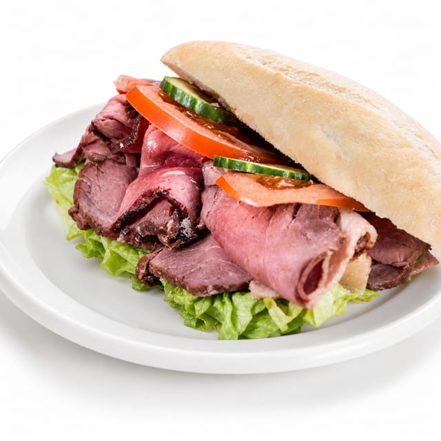 Roast Beef Hoagie.