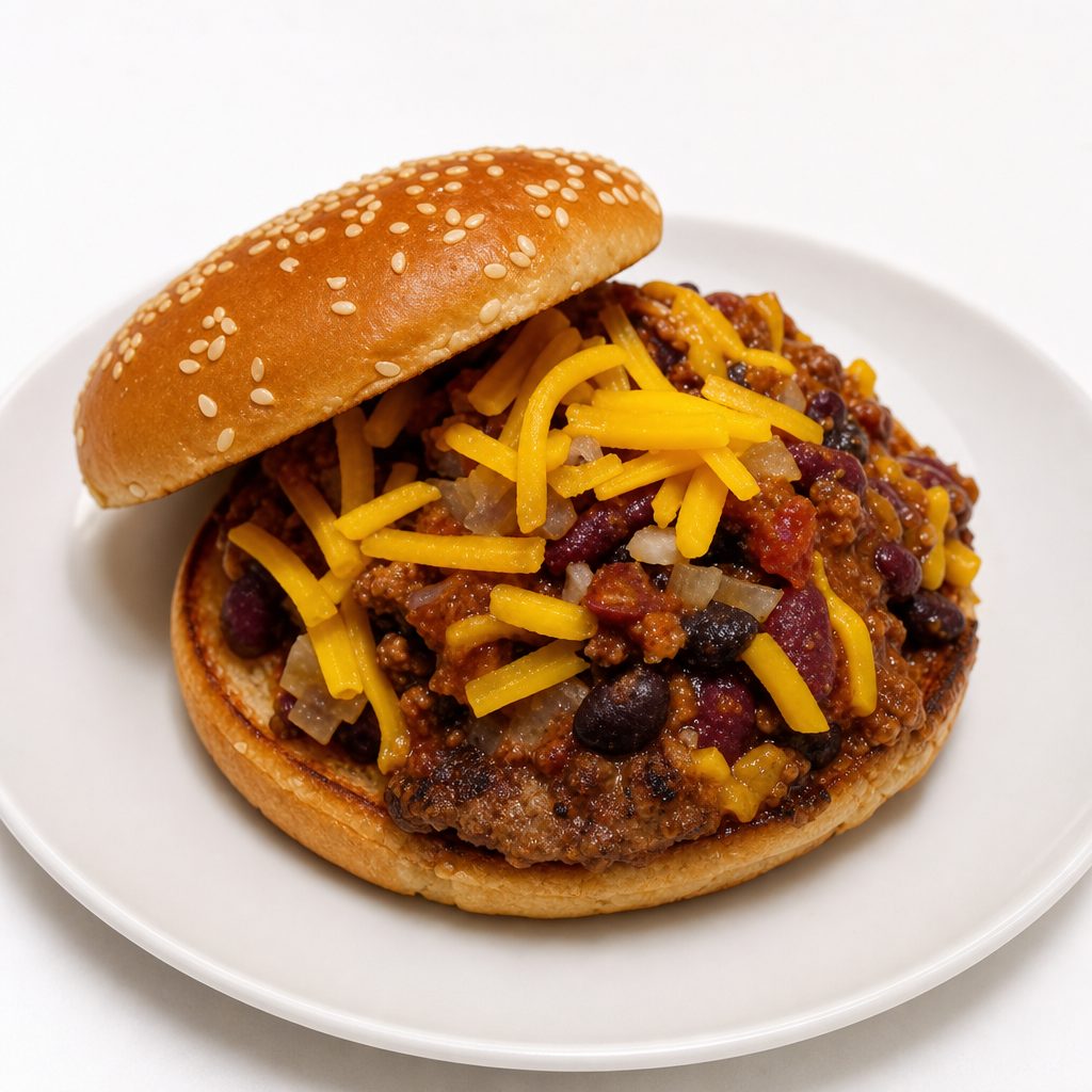 Chili Cheese Burger.