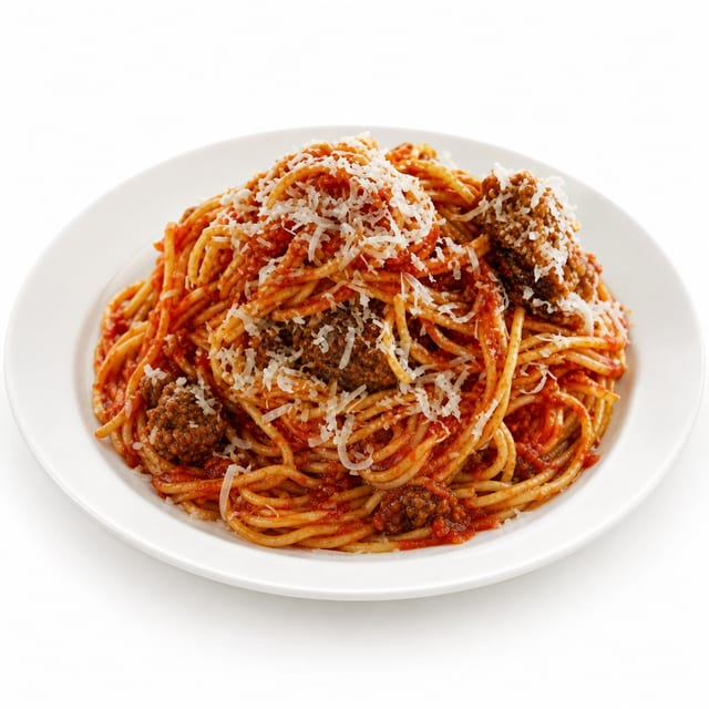 Kids Spaghetti W/ Meatballs.