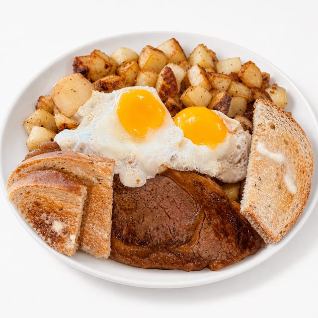 Steak & Eggs.