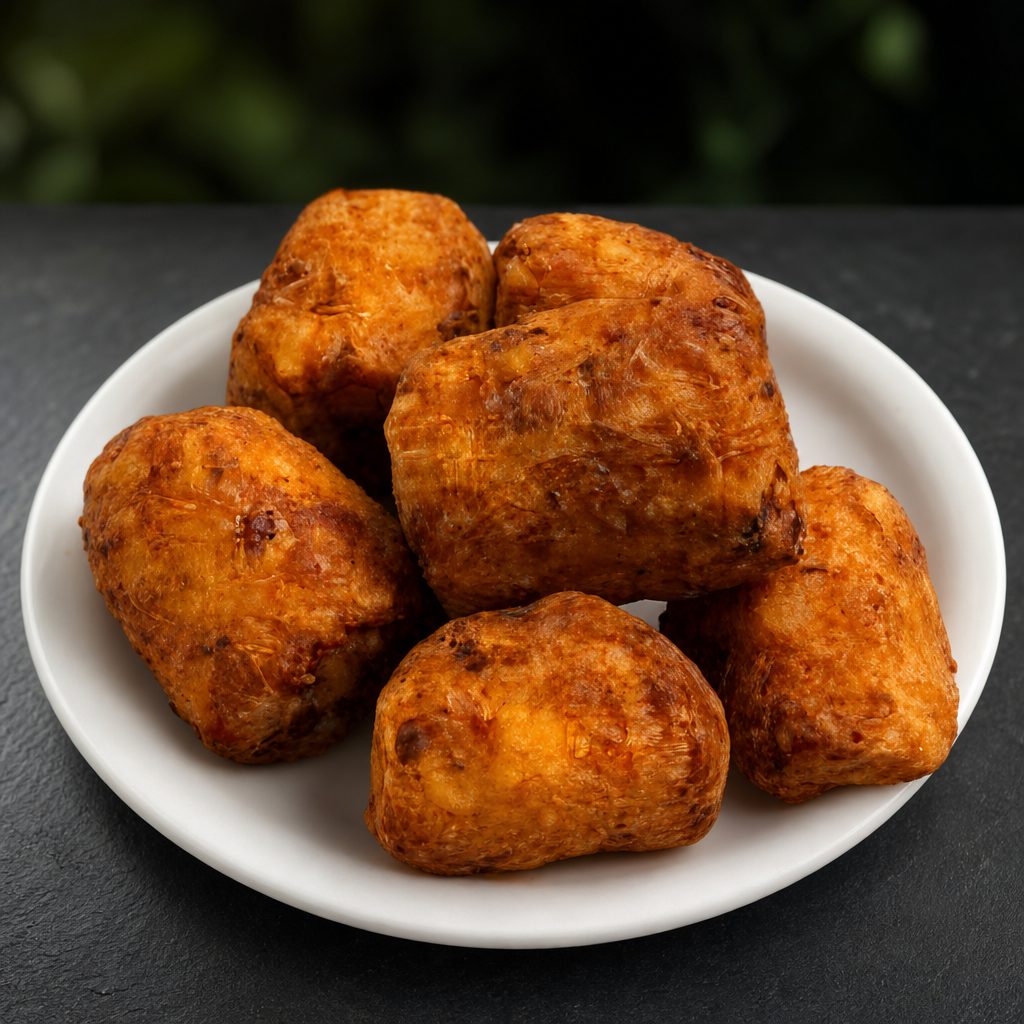 Bacon Cheddar And Chive Potato Kegs.