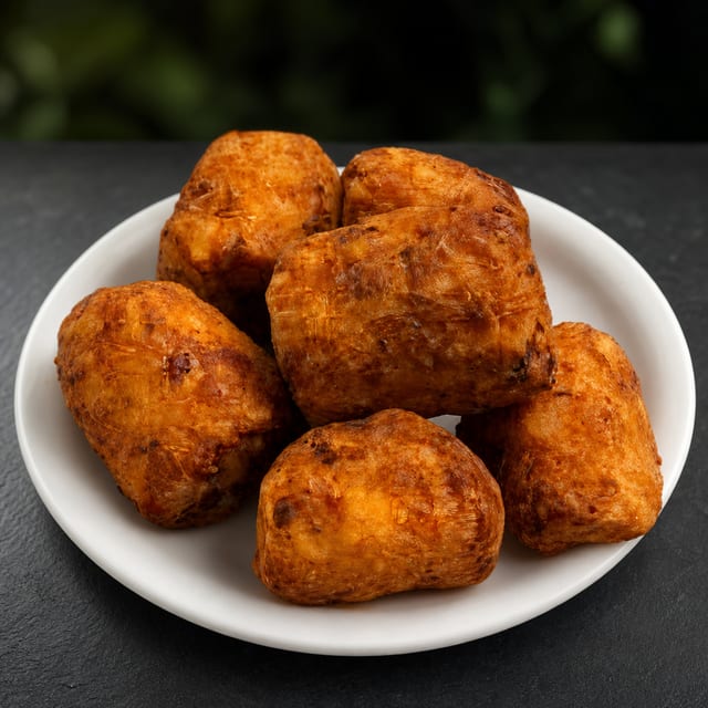 Bacon Cheddar And Chive Potato Kegs.